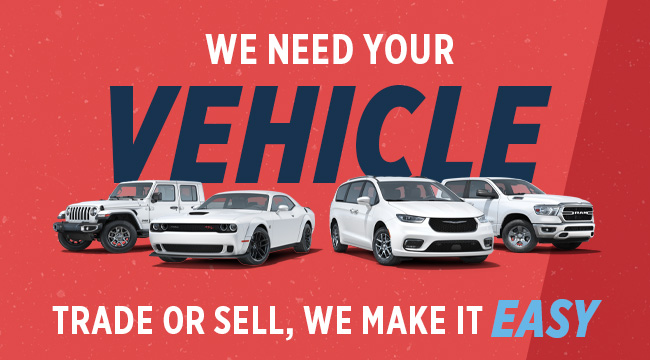 We Need Your Vehicle