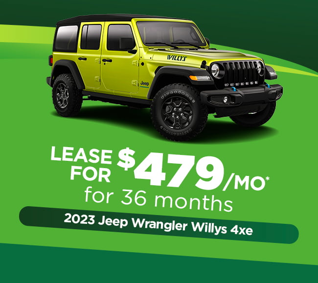 Lease Jeep Wrangler Willys 4xe