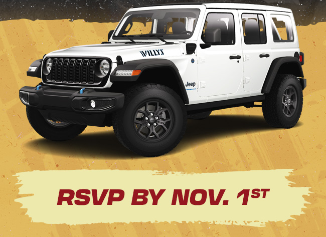 RSVP by Nov. 1st