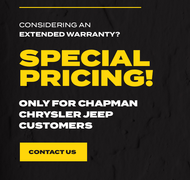 Special Warranty pricing for Customers