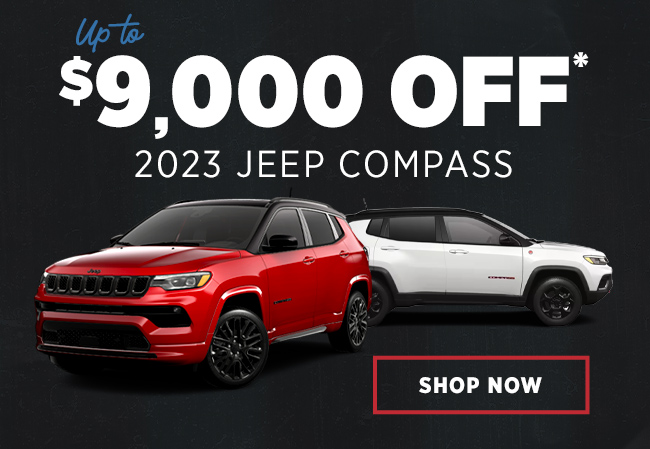 up to $9,000 OFF 2023 Jeep Compass