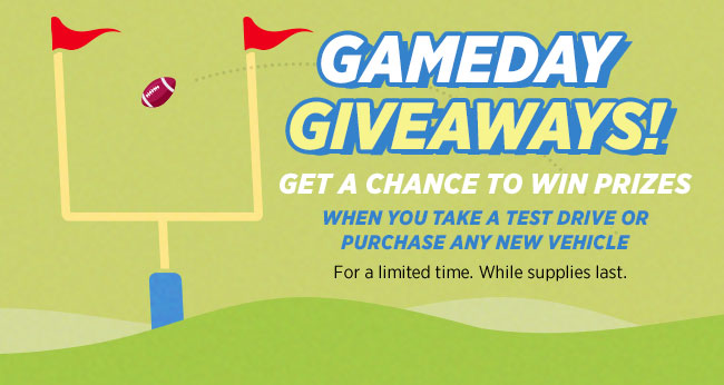 Gameday Giveaways! 