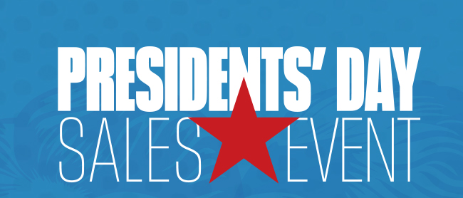 Presidents' Day Sales Event