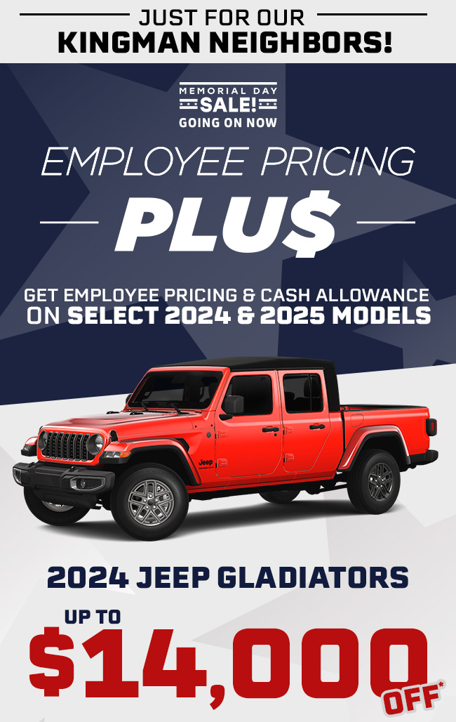 Employee Pricing Plus!