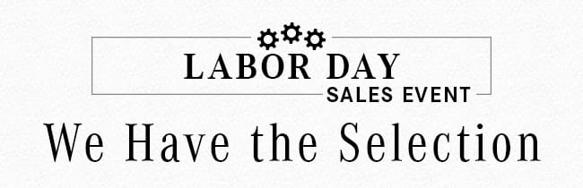 Labor Day Sales Event
