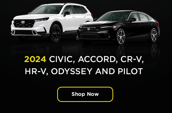 2024 Civic, Accord, CR-V, HR-V, Odyssey and Pilot