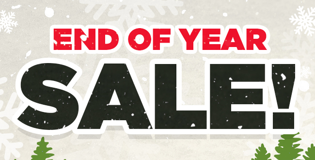 End of Year Sale!