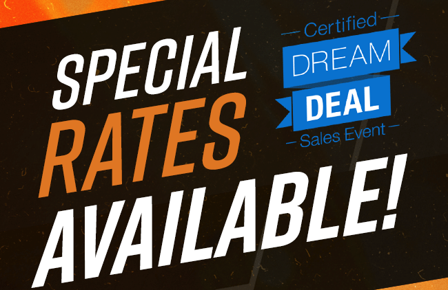 Certified Dream Deal Sales Event 