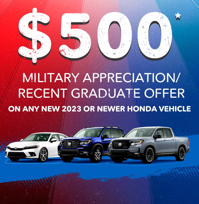 Military Appreciation/Recent Graduate Offer