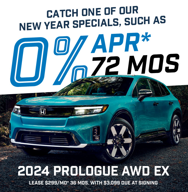0% APR for 72 months on 2024 Prologue