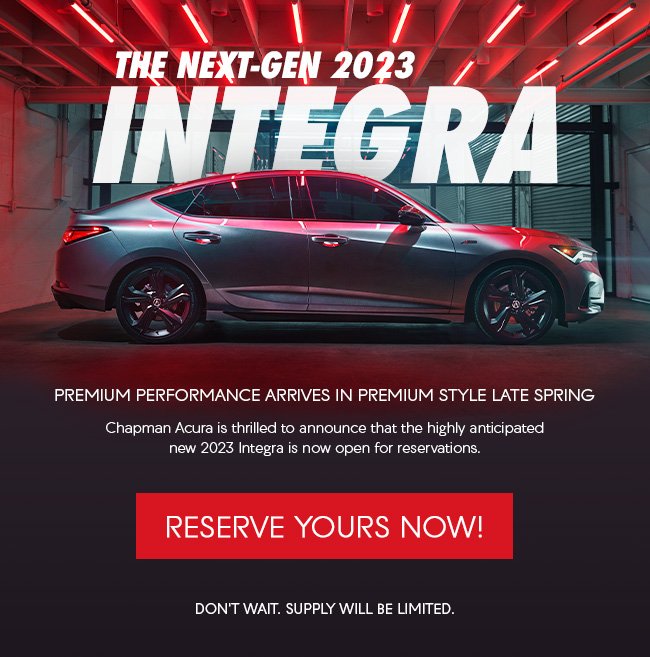 The Next-Gen 2023 Integra