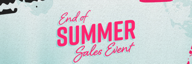 End of Summer Sales Event
