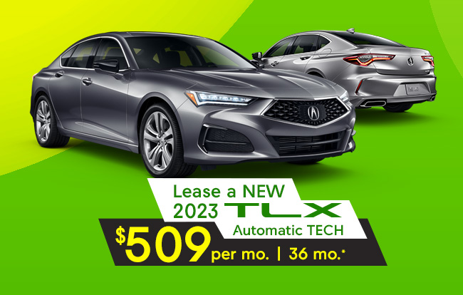 Lease a TLX $509 per mo, 36 mo