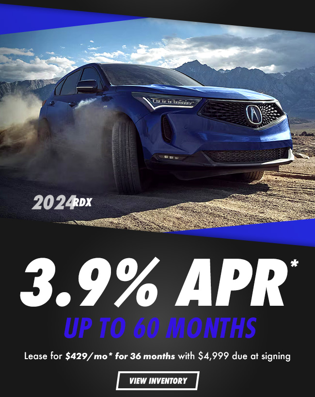 3.9% APR* up to 60 months 2024 RDX
