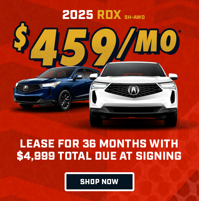 $459/mo 2025 rdx