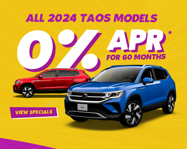All 2024 Taos Models 0% APR for 60 months