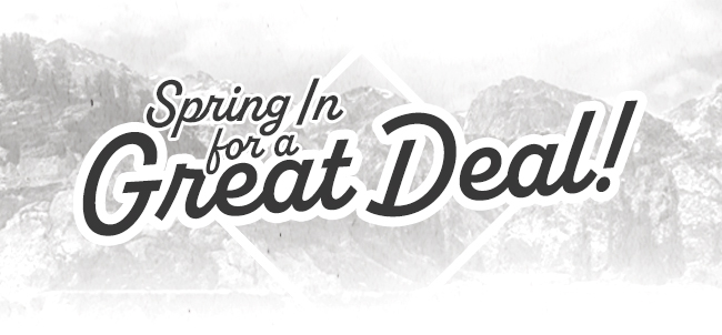 Spring in for a Great Deal