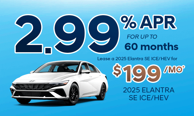 Kona, Palisade, Elantra Specials