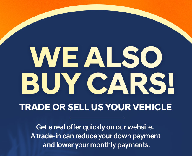 We buy cars!