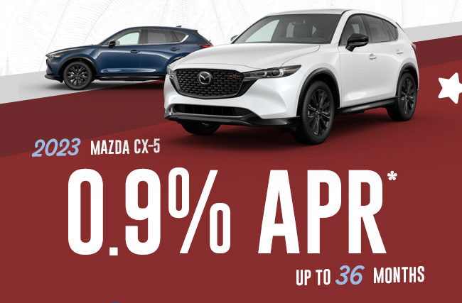 2023 Mazda CX-5 0.9% APR up to 36 Months