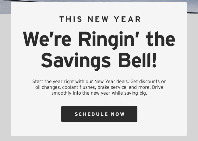 We're Ringin' in the Savings Bell!
