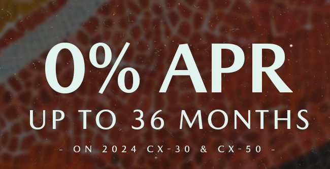 0% APR up to 36 Months on Select 2024 Models