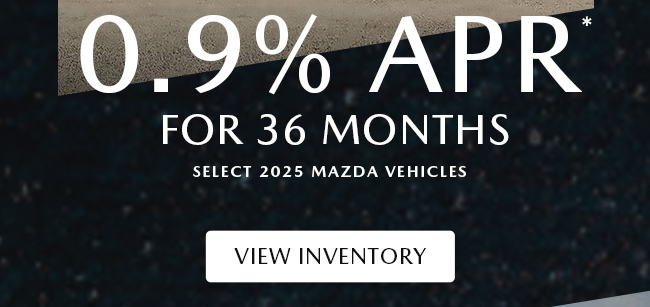 0.9% APR for 36 months select 2025 models