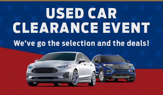 Used Car Clearance Event