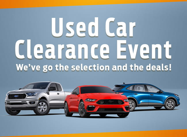 Used Car Clearance Event