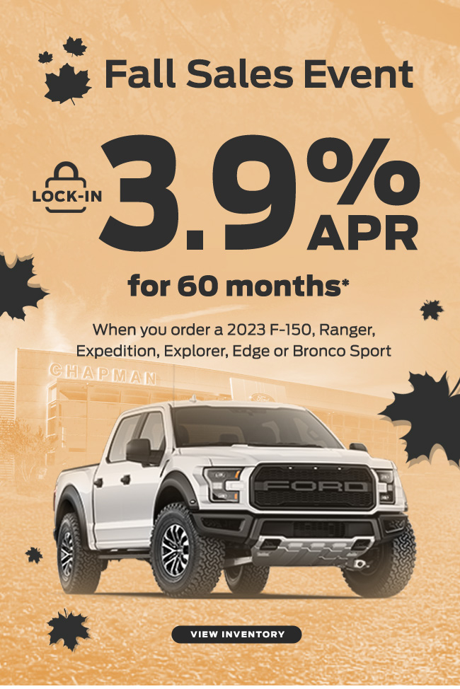 LOCK-IN 3.9% APR FOR 60 MONTHS*