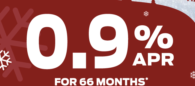 0.9% APR for 66 months*