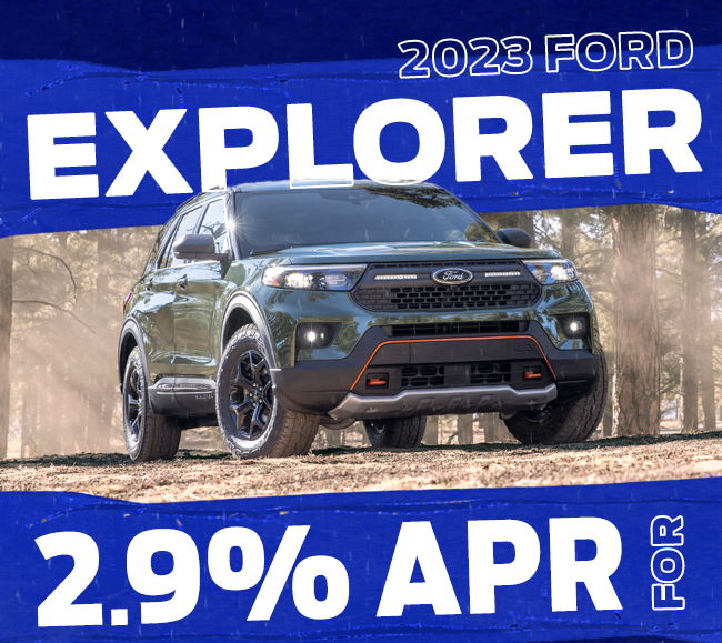 2023 Ford Explorer 2.9% APR for