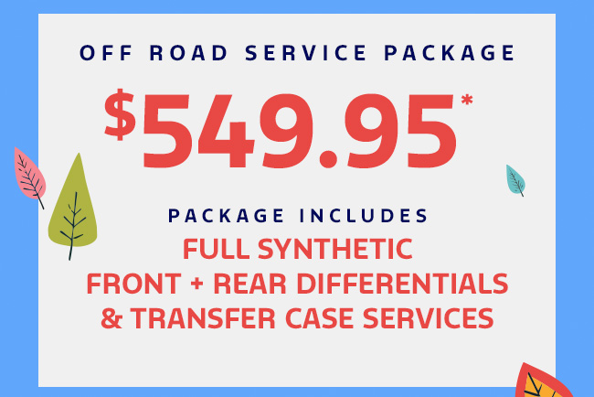 Off Road Service Package