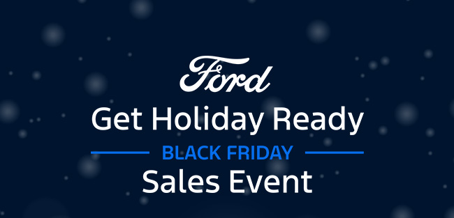 Ford Get Holiday Ready - Black Friday Sales Event logo