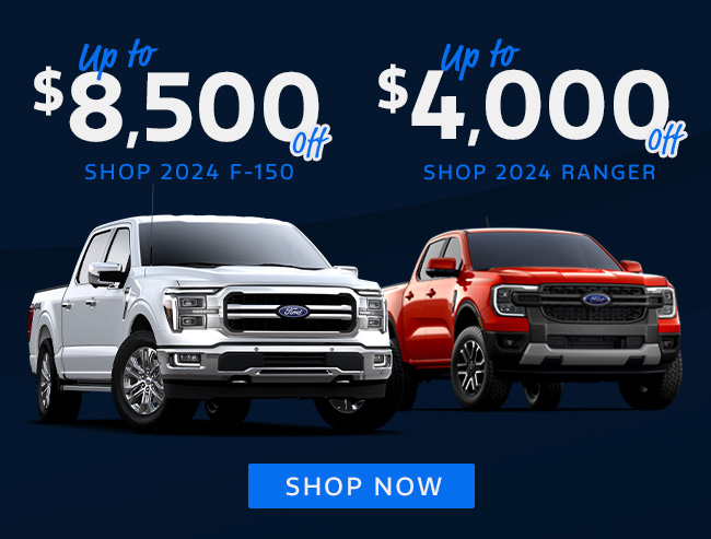 2024 F-150 and Ranger