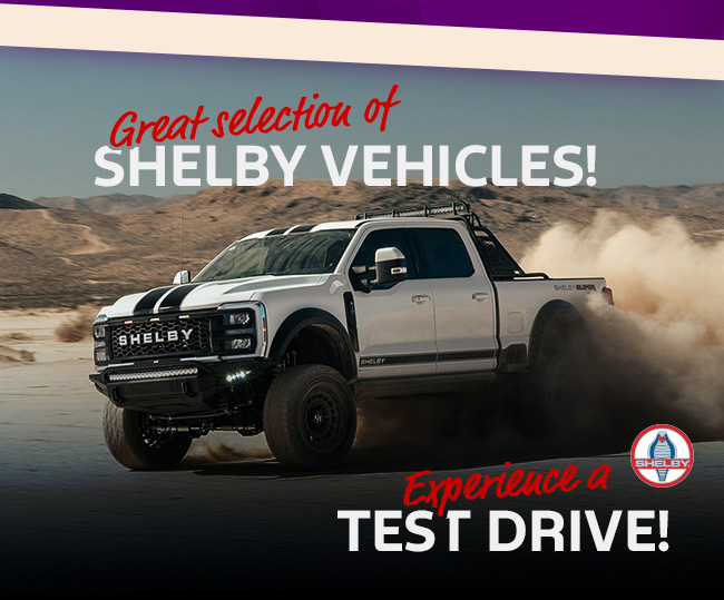 Test Drive a Shelby Vehicle