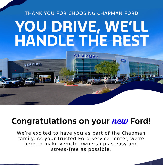 You drive, we'll handle the rest