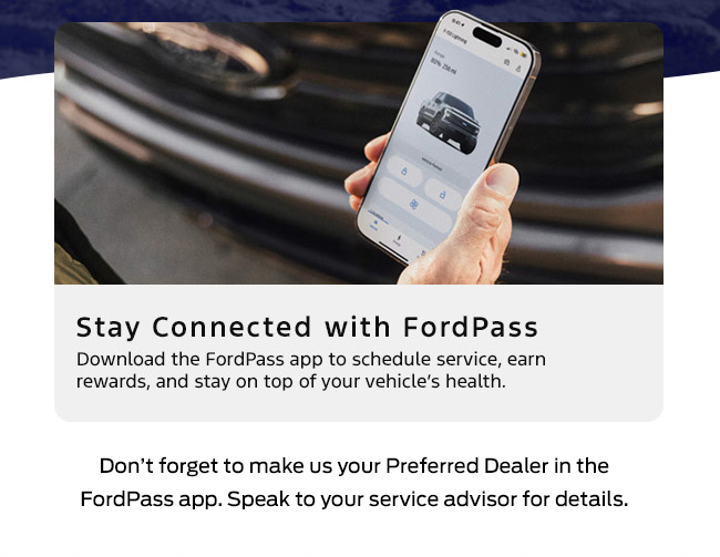Stay connected with FordPass