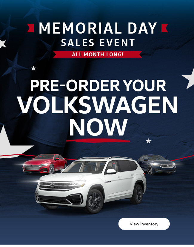 PRE-ORDER YOUR VOLKSWAGEN NOW