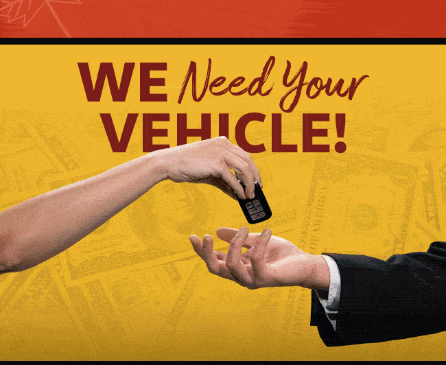 We Need Your Vehicle!