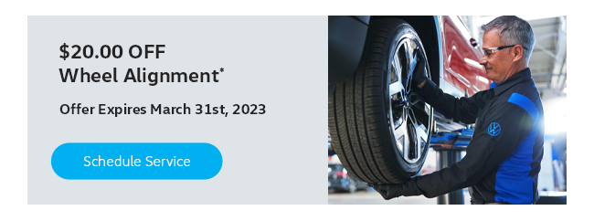 Wheel Alignment Savings
