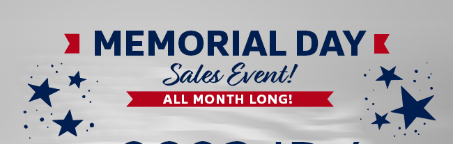 Memorial Day Sales Event