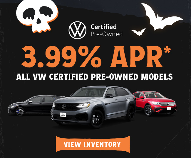 3.99% APR All VW Certified-PreOwned Models
