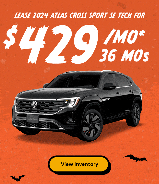 2024 Atlas Cross Sport SE Tech  Lease for $429/mo* for 36 months  | 2024 Atlas SE Tech Lease for $459/mo* for 36 months  or 2.9% APR* for 60 months