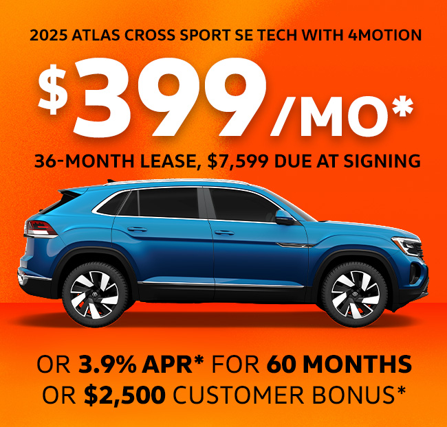 $399mo Atlas Cross Sport