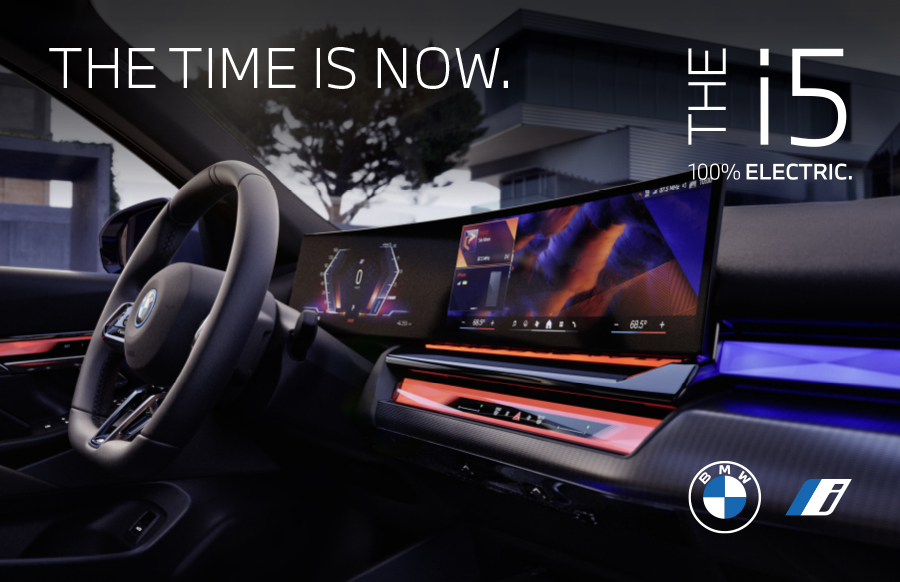 THE TIME IS NOW. THE i5 100% ELECTRIC.