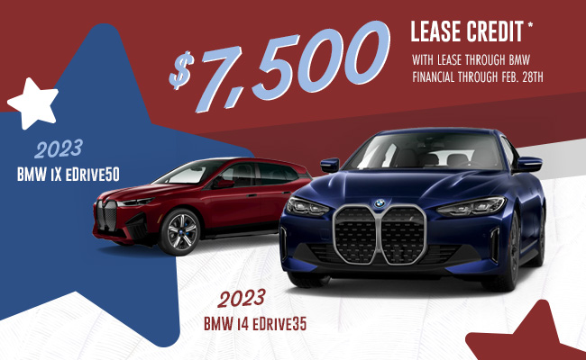 $7500 Lease Credit