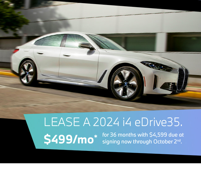 Lease a 2024 i4 eDrive35.