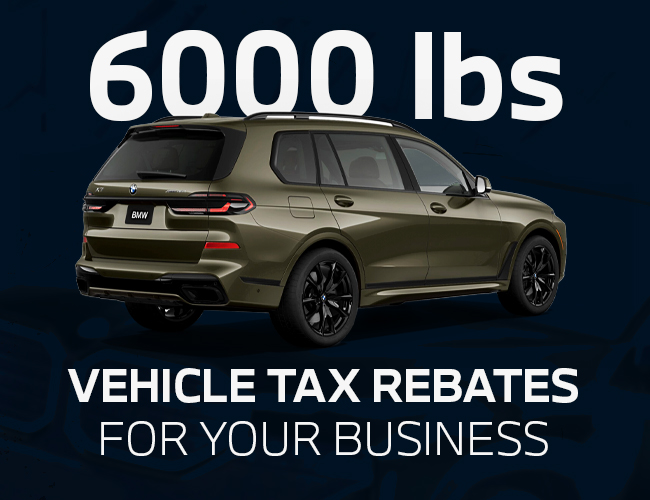 6000 lbs vehicle tax rebate for your business