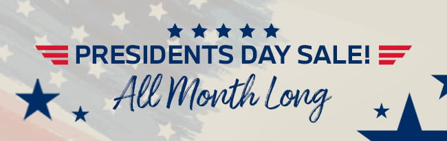 Presidents Day Sale!
